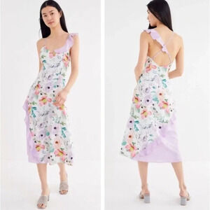 Urban Outfitters floral ruffle fairy dress